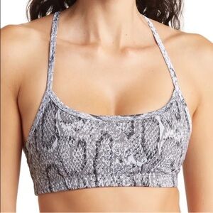 Beyond Yoga Ombré Snake Print Bra (Size Large, Brand New)
